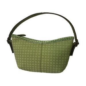 Nine West Green Shoulder Bag with Geometric Pattern